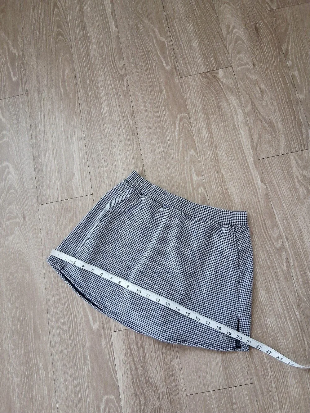 Alo Micro Houndstooth Tennis Skirt Build-in Shorts Pickleball Running